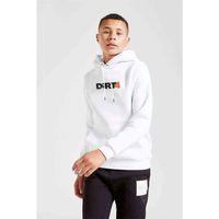 Dirt 4Baskılı Unisex Çocuk Kapüşonlu Beyaz Sweatshirt
