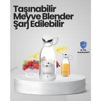 Pembe Ve Beyaz Renk Seçenekli Mini Boy Meyve Sıkıcı