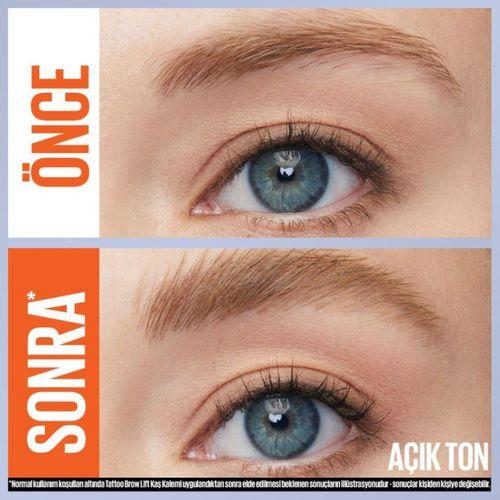 Maybelline New York Tattoo Brow Lift Kaş Kalemi- 01 Blonde (Açık Ton)
