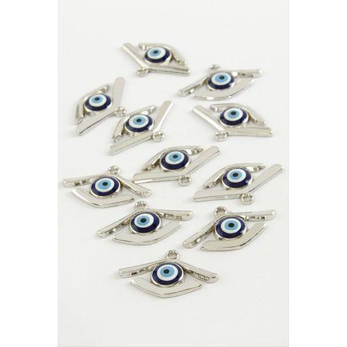 Göz Tek Kulplu Mineli Bileklik ve Kolye Ucu Aparatı 1 Adet