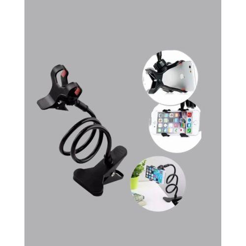 Esnek Gövdeli Mandallı Masaüstü Telefon Tutucu