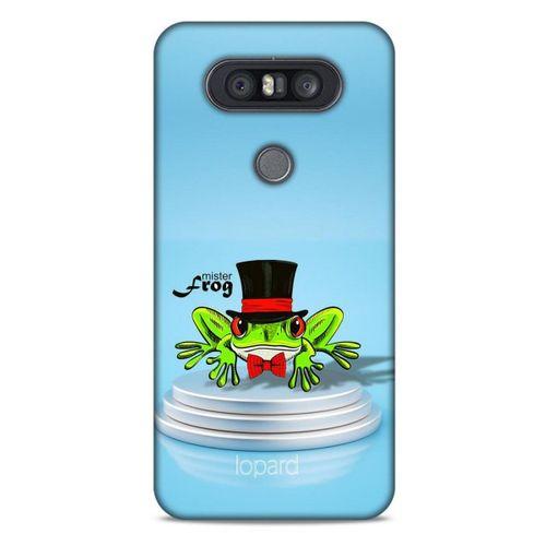 LG K41S - K51S Kılıf FunnyMaX (7) Telefon Kılıfı Açık Mavi Kurbağa