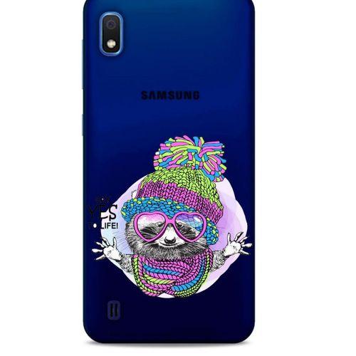 Zoologix (2) Samsung Galaxy A10 Şeffaf Kılıf Silikon Desenli