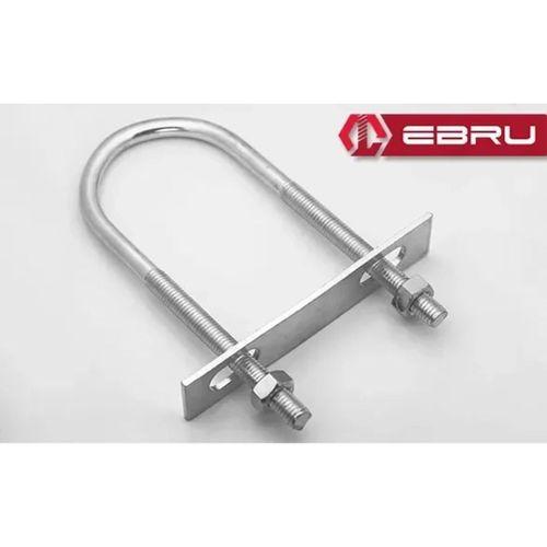 U Civata, Karşılık Demiri + Somunlu - M10x60 - 2 Set