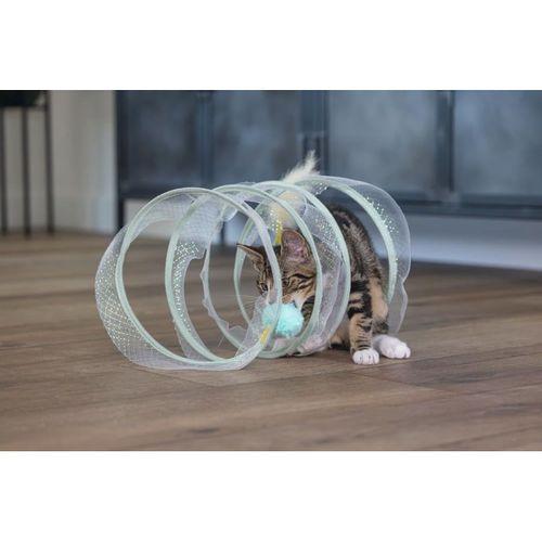 Beeztees Yavru Kedi Tüneli, Spiral Şeklinde, 60x25x25cm