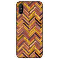 Lopard Xiaomi Redmi 9A Uyumlu Kılıf Wood'X (39) Liquid Crystal Kılıf Baskılı