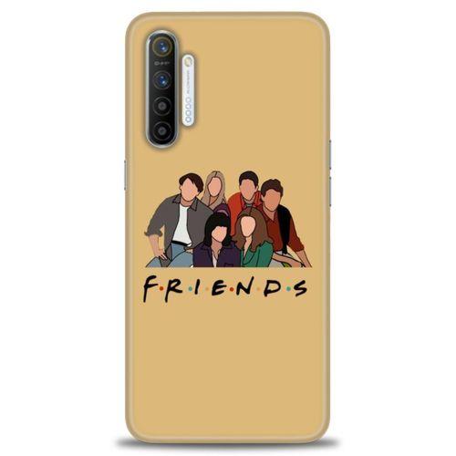 Realme XT Kılıf HD Baskılı Kılıf - Friends + Tam Ekran Koruyucu