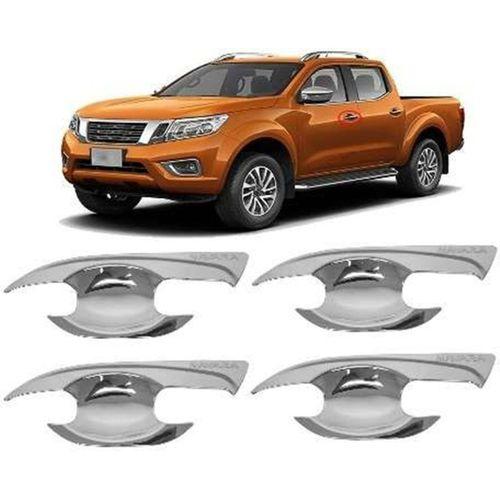 Nissan Navara Uyumlu 2016 Sonrası Dış Kapı Kolu İç Kaplama ABS Krom Parça
