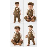 3/18 Ay Kasketli 3 Parça Salopet Bebek Takımı