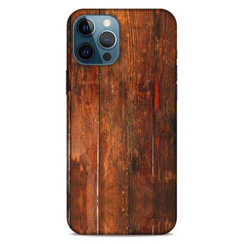 Lopard Apple iPhone 12 Pro Max Uyumlu Kılıf Wood'X (4) Koruma Kılıfı Desenli