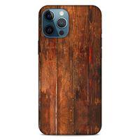 Lopard Apple iPhone 12 Pro Max Uyumlu Kılıf Wood'X (4) Koruma Kılıfı Desenli