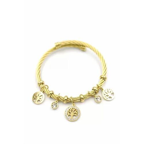 Hayat Ağacı Charm Bilezik - Altın