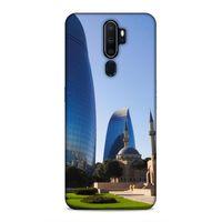 Oppo A9 2020 Uyumlu Kılıf Azarbaijan (37) Silicone Cover Kule ve Camii
