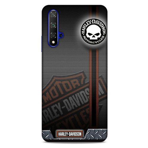 Huawei P Smart S 2020 Uyumlu Kılıf Motorsiklet (46) Core Armor Kılıf Harley
