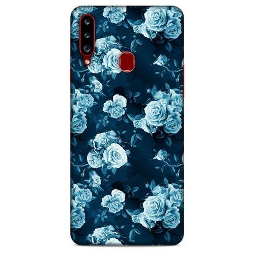 Samsung Galaxy A20s Uyumlu Kılıf Mavi Delisi (42) Rugged Armor Kılıf Gül