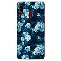 Samsung Galaxy A20s Uyumlu Kılıf Mavi Delisi (42) Rugged Armor Kılıf Gül