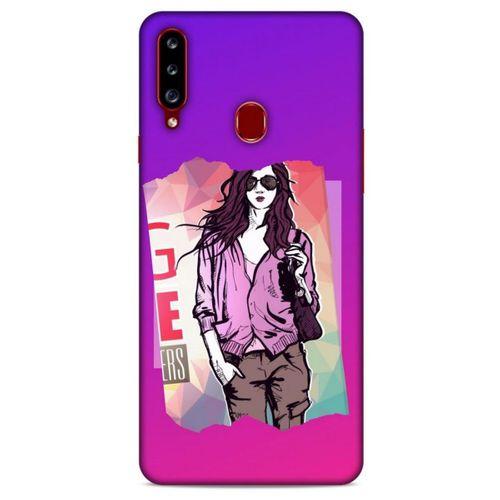 Sokak Modası 53 Samsung Galaxy A20s Kılıf Desenli Silikon