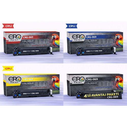 Canon i-SENSYS MF-754Cdw Standart Kapasite 4 Renk Set Çipli Muadil Toner