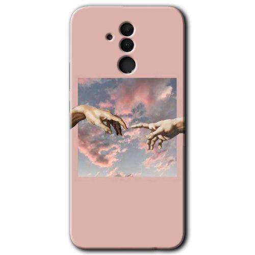 MRCİLETİSİM Huawei Mate 20 Lite Kılıf HD Desen Baskılı Arka Kapak + Temperli Cam - Tutunamayanlar