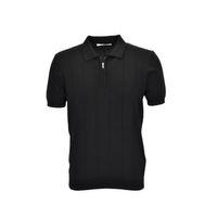 Erkek Polo Yaka Fermuarlı Triko Tişört T363 BGL-ST04722