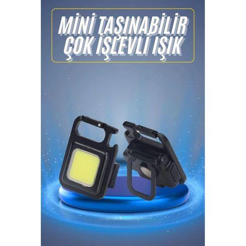 Kamp Çadır Lambası  El Feneri Işıldak Anahtarlık Mini Mıknatıslı