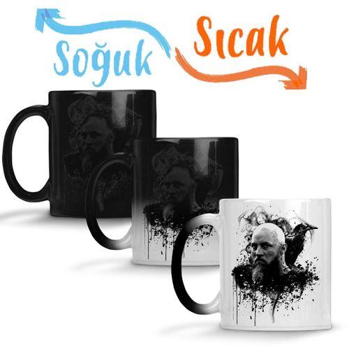 Ragnar Lothbrok Vikings Sihirli Kupa Bardak Porselen