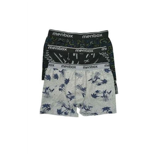 Erkek Likralı Boxer 6 Lı Desenli Karışık Renkler (Menbox 1052)