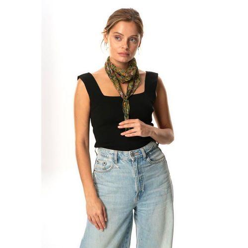 Vual Fular Çiçek Yeşil 6241