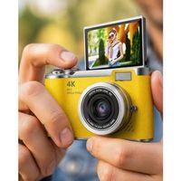 Yüksek Çözünürlüklü 48 Mp Kamera 4k Video Çekim Selfie Vlog Fotoğraf Makinesi