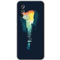 Potkal Hediye Fabrikası Vivo V23 5G Kılıf HD Desen Baskılı Arka Kapak - City Bird Sky