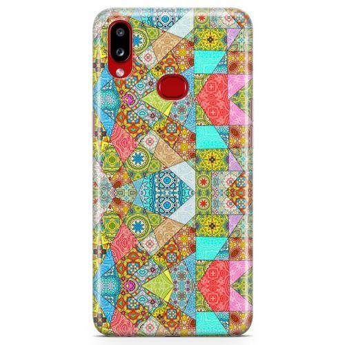 Samsung Galaxy A10s Kılıf Yeşil Vintage Arka Kapak Koruma Desenli Full Koruyucu