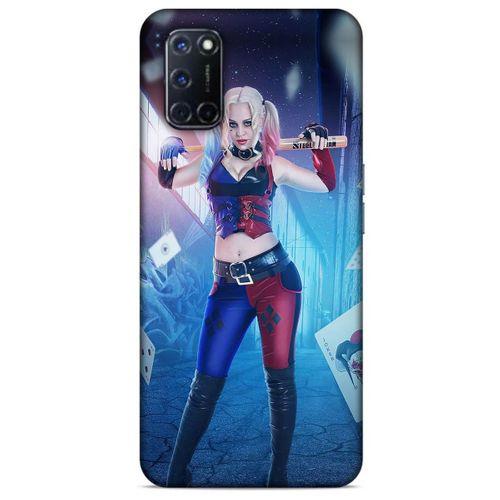 Oppo A52 Uyumlu Kılıf Harley Quinn (31) TPU Kılıf Lavanta mavisi
