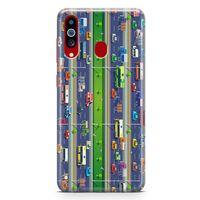 Samsung Galaxy A20s Kılıf Otoyol Arka Kapak Koruma Desenli Full Koruyucu