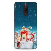 Xiaomi Redmi 8 Kılıf Snowix (13) Silikon Kap Kırmızı