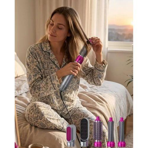 5 Parçalı Saç Şekillendirme Seti Isı Kontrollü Kolay Kullanım Ve Hızlı Sonuç