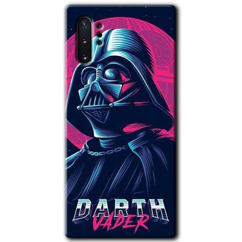 MRCİLETİSİM MRCİLETİSİM Samsung Galaxy Note 10 Plus Kılıf HD Desen Baskılı Arka Kapak + Temperli Cam - Darth Vader