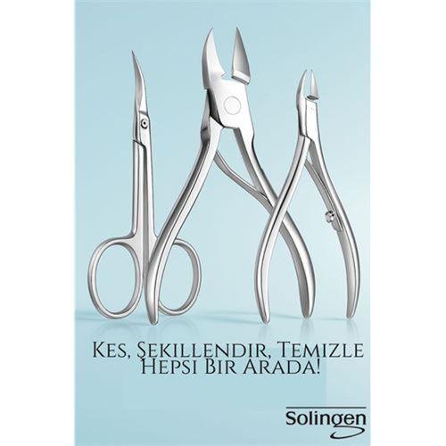 3’lü Paslanmaz Manikür Seti – Tırnak Makası, Et Pens, Kavisli Makas | Evde Profesyonel Bakım