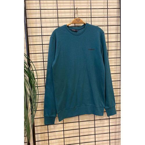Süperlife Bisiklet Yaka Uzun Kollu Dar Kalıp İnce  Erkek Sweatshirt SPR2019K18