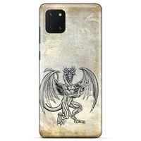 Lopard Huawei Y5P Uyumlu Kılıf Tattoo's (30) Silicone Case Şeytan Ejderha