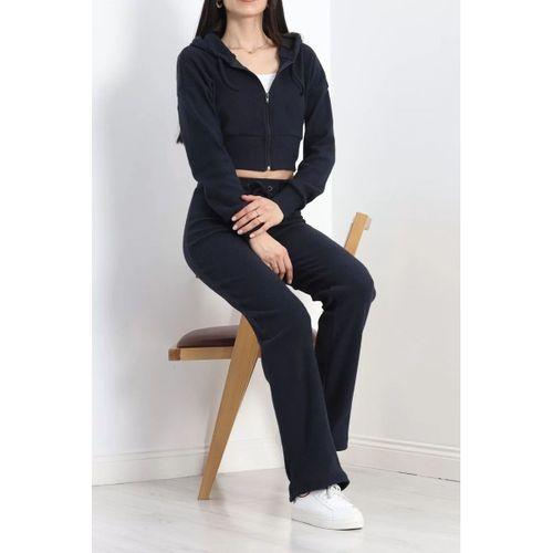 pilelistore Şardonlu Kaşkorse İkili Takım Lacivert