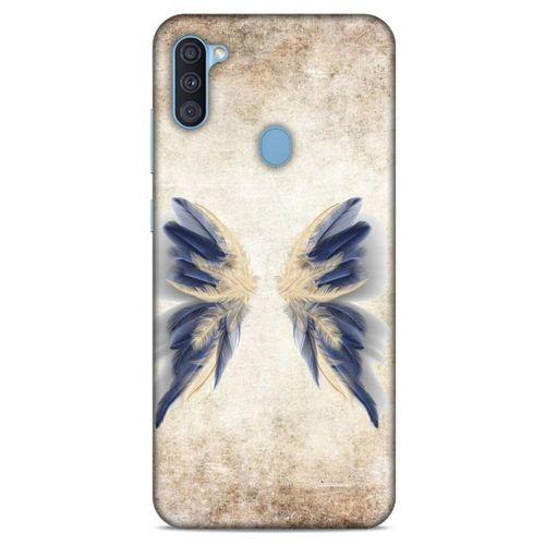 Samsung Galaxy A11 Kılıf Desenli Özel Seri Tüyler (17) Tasarım Kılıf