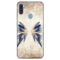 Samsung Galaxy A11 Kılıf Desenli Özel Seri Tüyler (17) Tasarım Kılıf