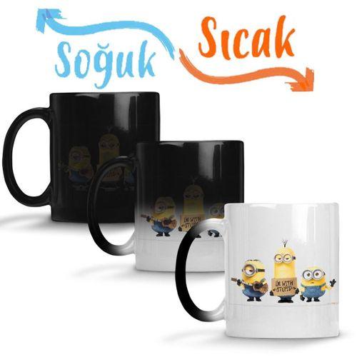 Minyonlar Minions Sihirli Kupa Bardak Porselen