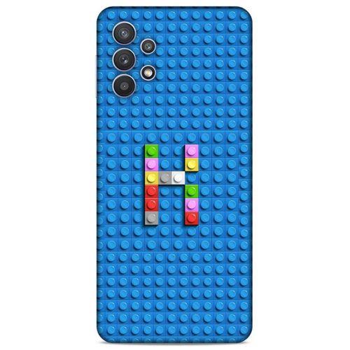 Lopard Samsung Galaxy A32 Uyumlu Kılıf BloX (22) Tam Koruma Kılıfı K Harfi