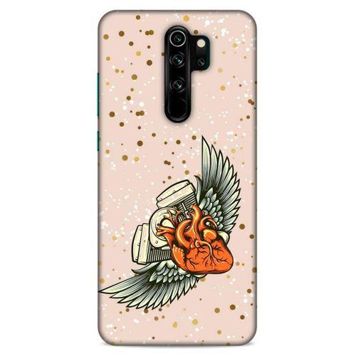 Lopard Xiaomi Redmi Note 8 Pro Uyumlu Kılıf Tattoo's (27) Tasarımlı Kılıf Kalp Dövmesi