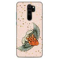 Lopard Xiaomi Redmi Note 8 Pro Uyumlu Kılıf Tattoo's (27) Tasarımlı Kılıf Kalp Dövmesi