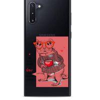 Zoologix (31) Samsung Galaxy Note 10 Şeffaf Kılıf Silikon Desenli