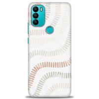 General Mobile GM 21 Plus Kılıf HD Baskılı Kılıf - Renkli Mozaik + Tam Ekran Koruyucu