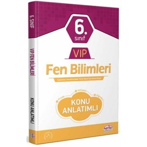6. Sınıf Fen Bilimleri VIP Hızlı Konu Anlatımlı Editör Yayınları
