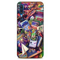 Retro (34) Desen Slim Armor Kılıf Renkli Samsung Galaxy A50 Kılıf